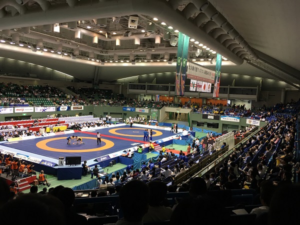 明治杯」全日本選抜レスリング選手権大会が行われ、至学館から総勢27名
